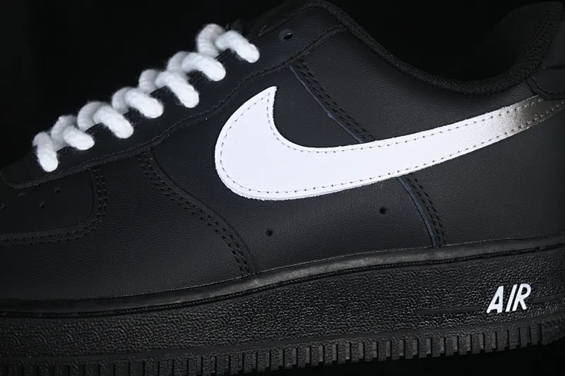 All categories Nk Air Force 1 Air Force series Nk Air Force 1 Low Air Force low-top Nike Air Force 1'07 Low Two-dimensional theme Black and white hook Air Force 1 low-top casual sneakers ZH0316-100